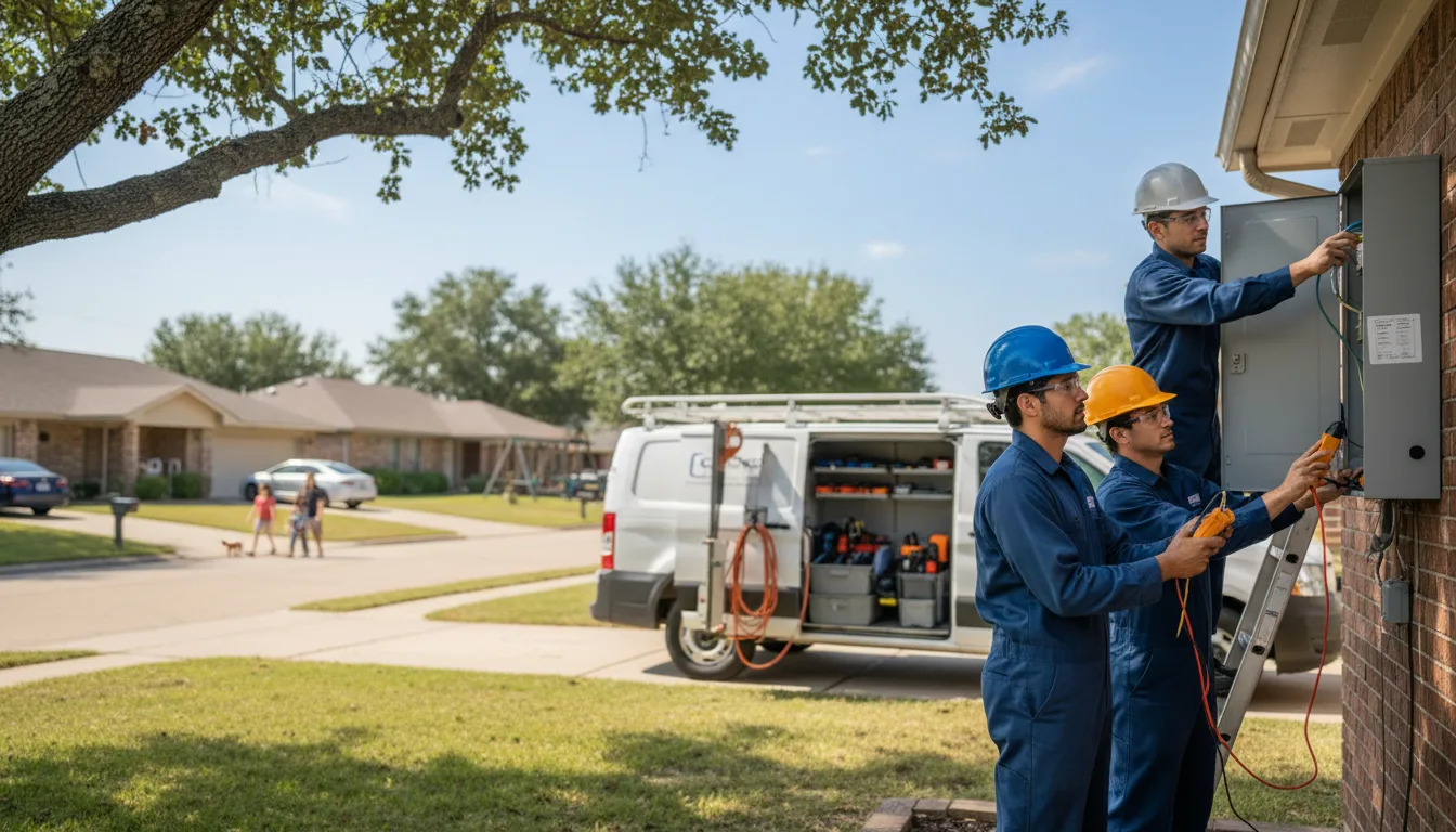 Certified electrician providing emergency electrical services in Samaria, MI